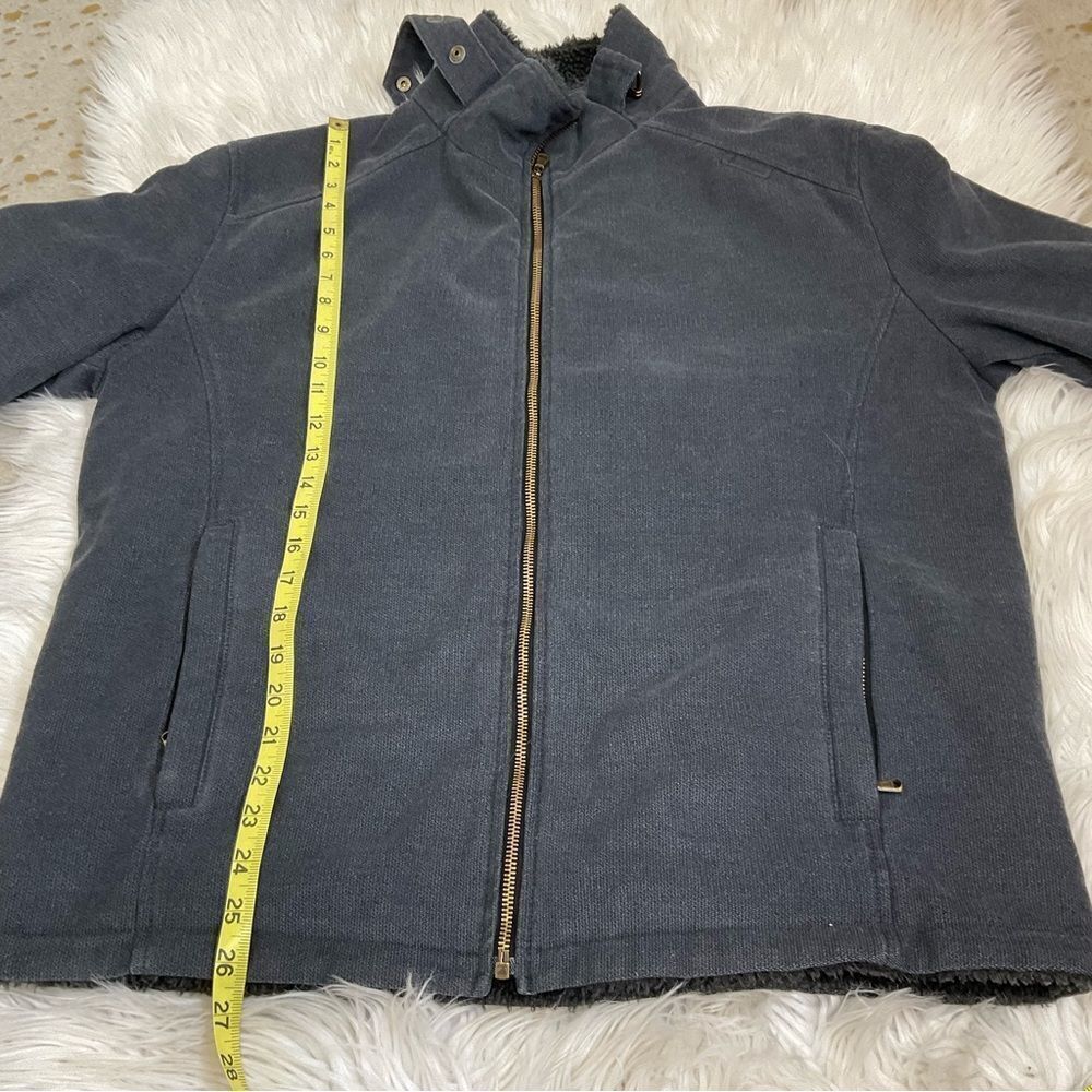 Vintage Dolce & Gabbana Men's Black Cotton Sherpa Lined Full Zip Jacket Size L - Picture 11 of 16